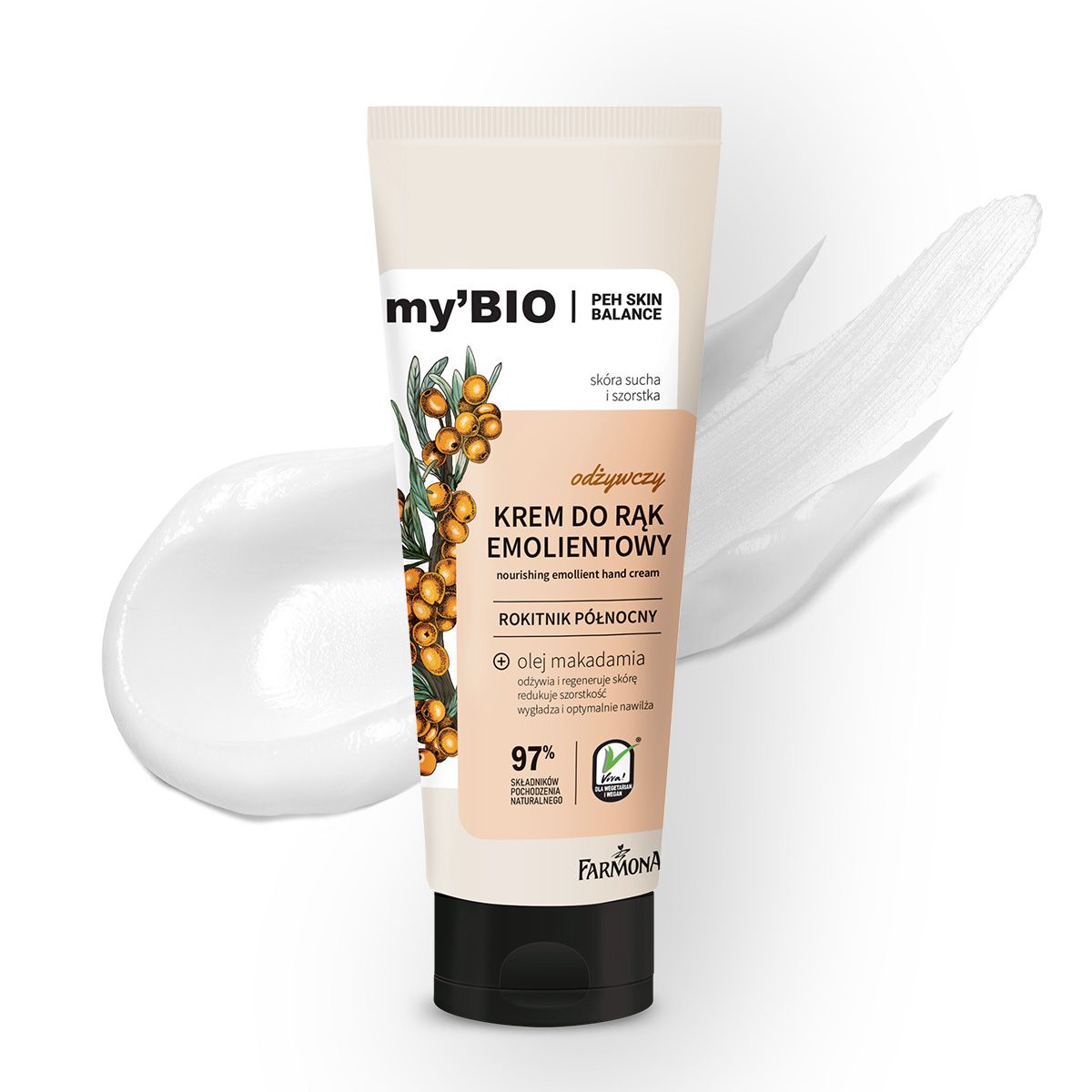 My'Bio Peh Skin Balance Emolienty odżywczy krem emolientowy do rąk, 100 ml