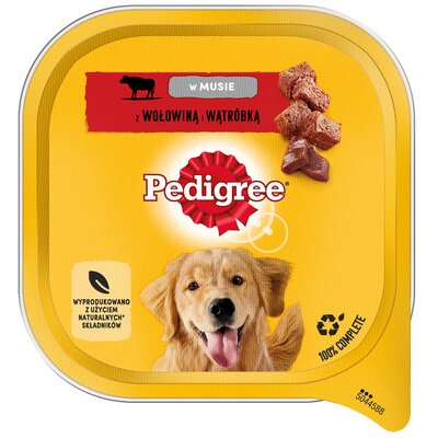 Karma dla psa PEDIGREE Wołowina i Wątróbka 300 g