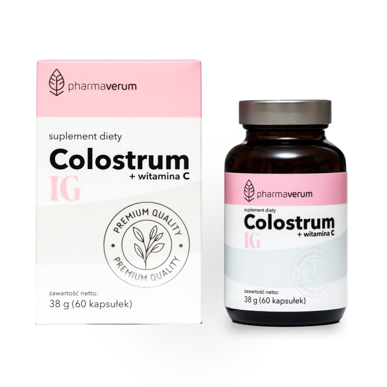 Pharmaverum s.c. Colostrum IG suplement diety, 60 kaps./1 opak.