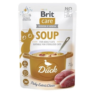 Karma dla kota BRIT CARE Soup z kaczką 75 g