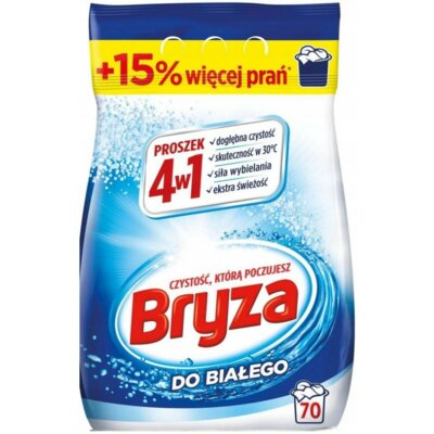 Proszek do prania BRYZA 4w1 White 4.55 kg do białych tkanin