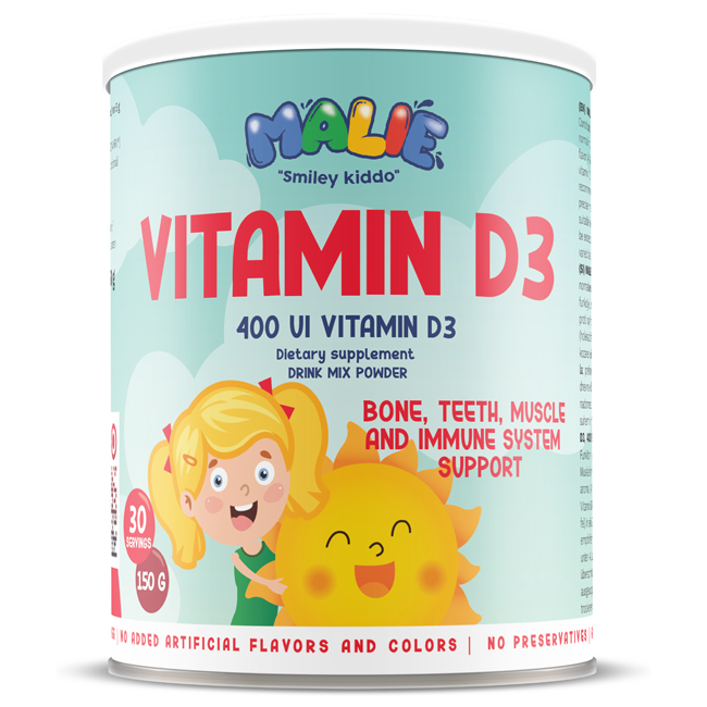 Nature's Finest Malie Vitamin D3 suplement diety, 150 g