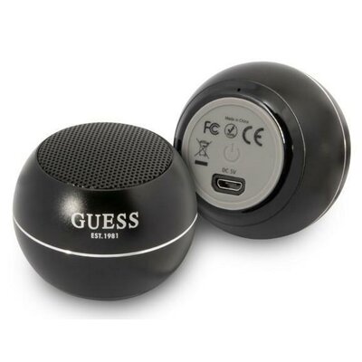 Głośnik mobilny GUESS Speaker Mini Czarny