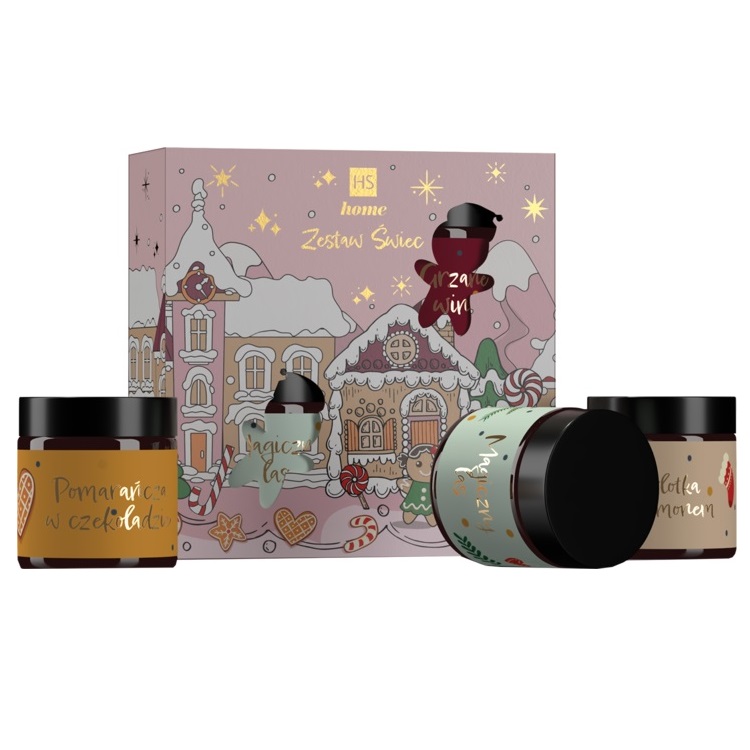 HiSkin zestawy świec zestaw świec sojowych, 4x100 ml