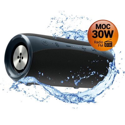 Głośnik mobilny XMUSIC BTS850K  Bluetooth 5.0, 30W, IPX6, Przenośny z TWS, Powerbank & Radio FM , Czarny