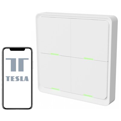 Włącznik światła TESLA Smart Switch Quatro Battery