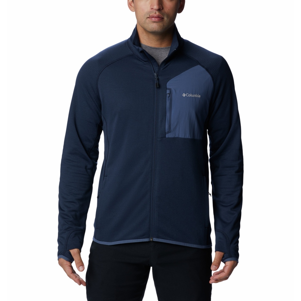 Męska bluza polarowa Columbia Triple Canyon™ FZ collegiate navy - L