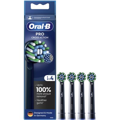 Oryginalna końcówka szczoteczki ORAL-B Pro Cross Action Czarny (4 szt.)
