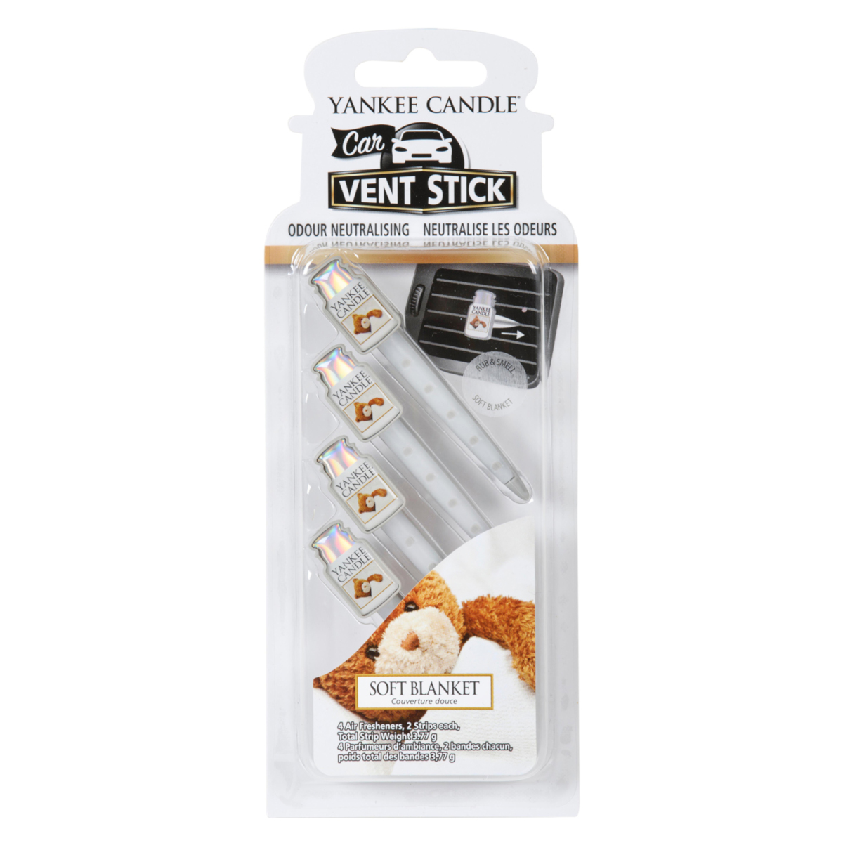Yankee Candle - Odświeżacz do samochodu Soft Blanket