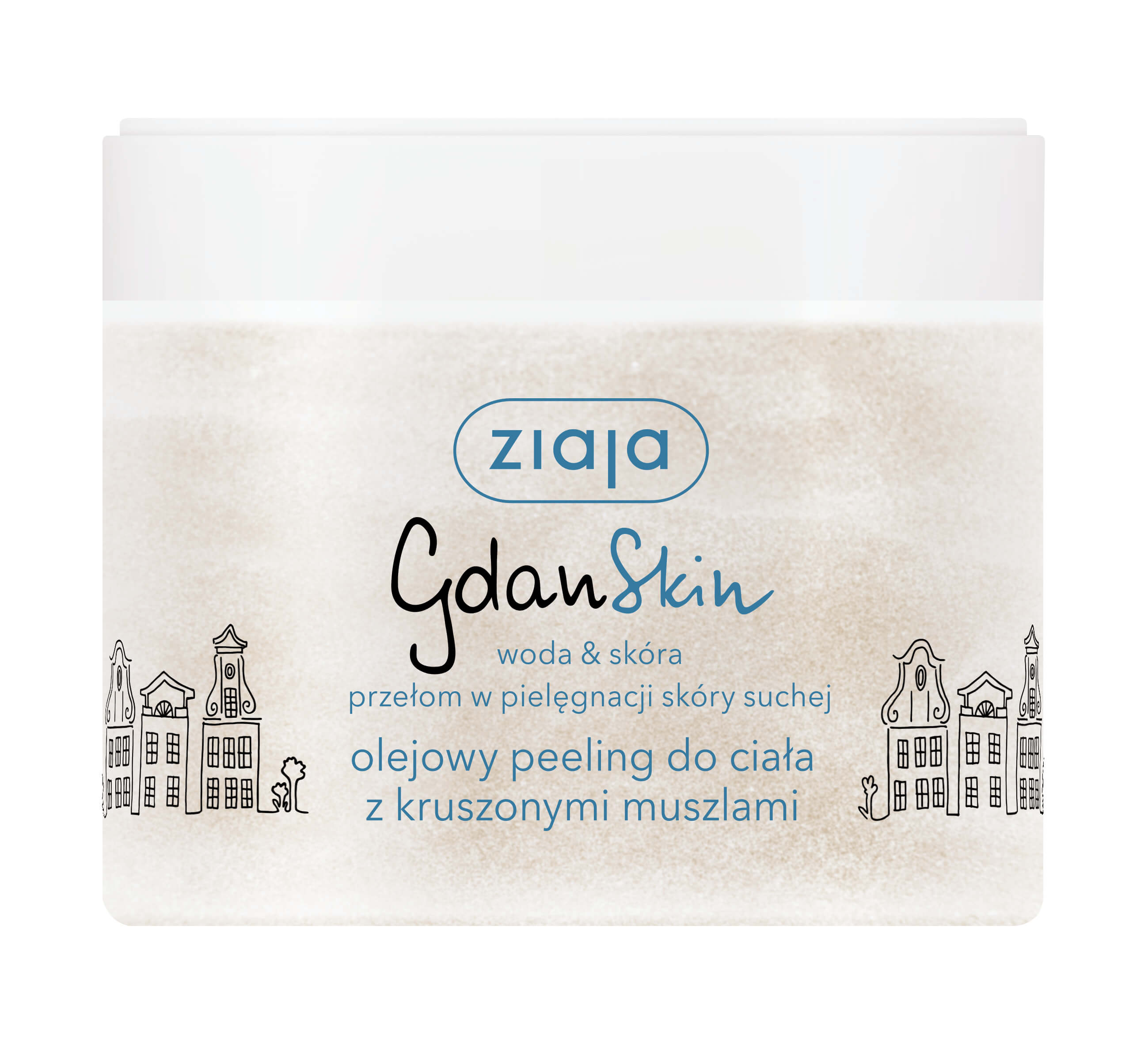 Ziaja GdanSkin, olejowy peeling do ciała z kruszonymi muszlami, 300 ml