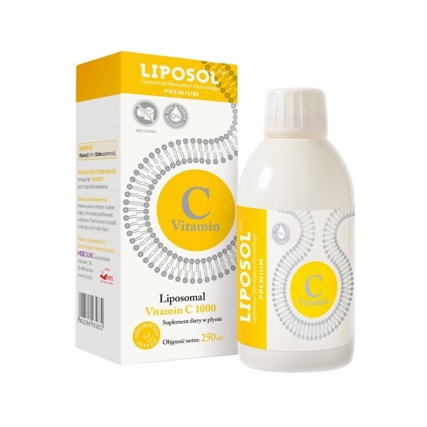 Aliness Liposol suplement diety Liposomalna witamina C, 250 ml./1 opak.