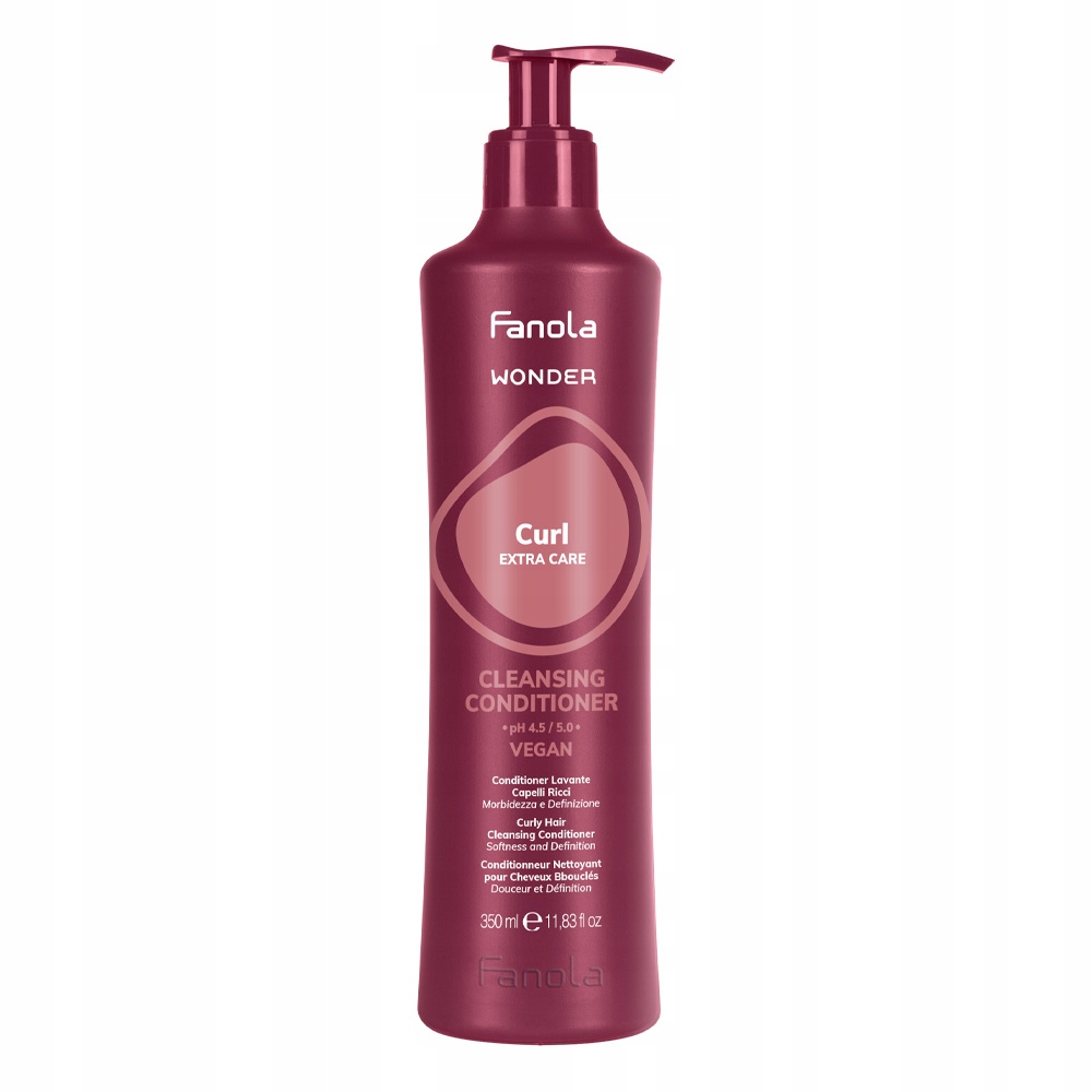 Fanola Wonder Curl Extra Care oczyszczająca odżywka do włosów kręconych, 350 ml