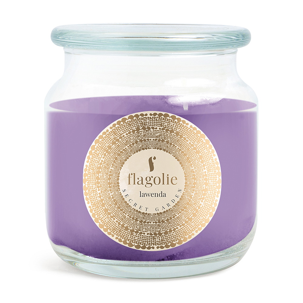 Flagolie Secret Garden Candles świeca zapachowa lawenda, 400 g