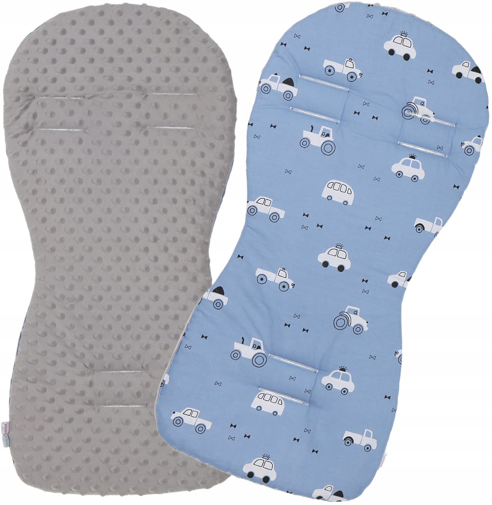 Wkładka do wózka spacerówki minky bawełna dwustronna Babymam