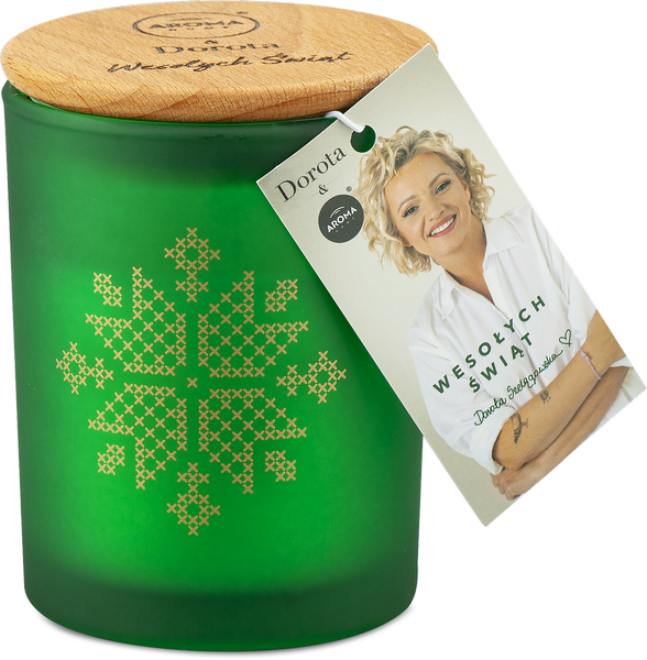 Aroma Home & Dorota świeca zapachowa zimowy las, 150 g