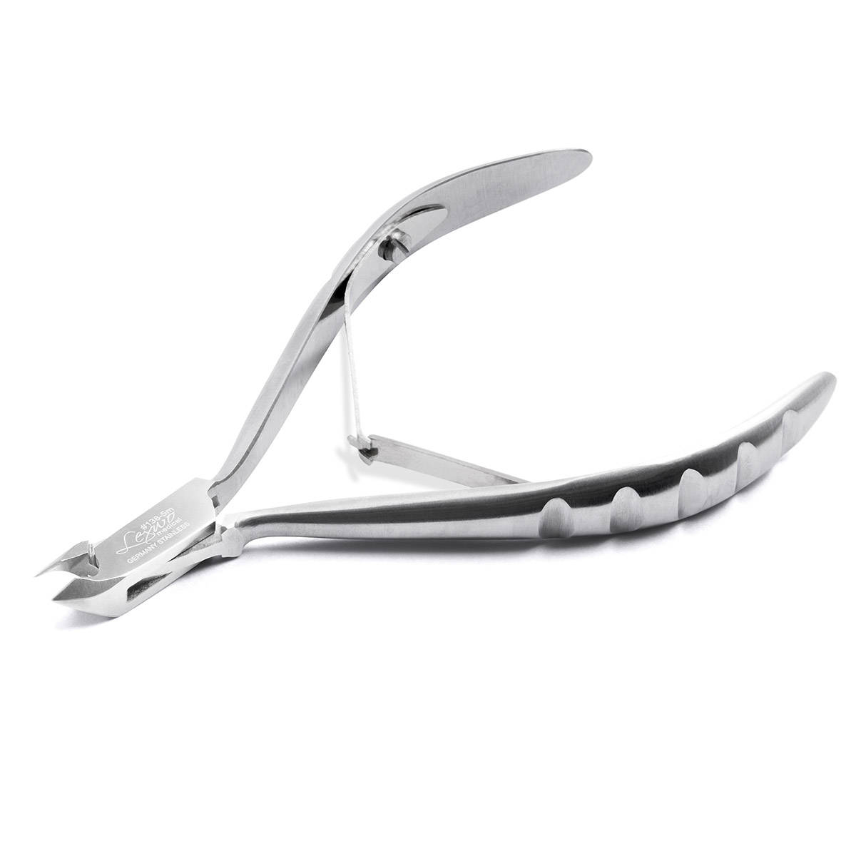 Lexwo 138 cążki do skórek ostrze 5 mm, srebrne, 1 szt.