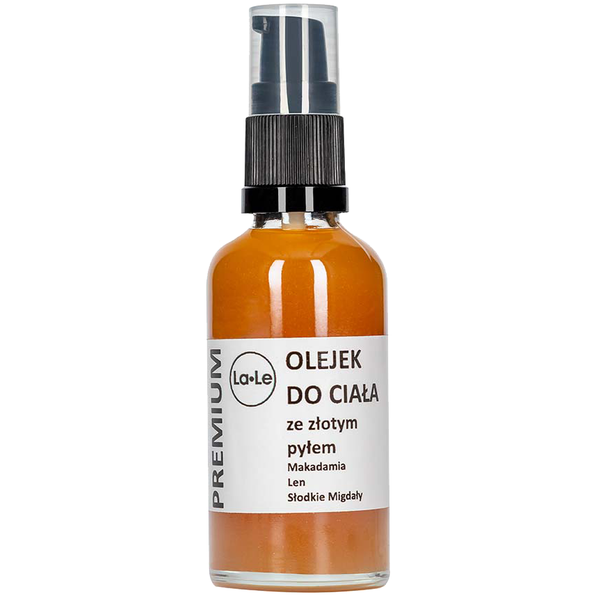 La-Le Premium olejek do ciała ze złotym pyłem, 50 ml