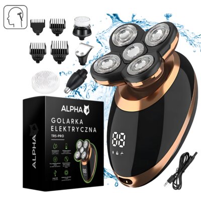 Golarka ALPHA TR5-PRO Na mokro i sucho