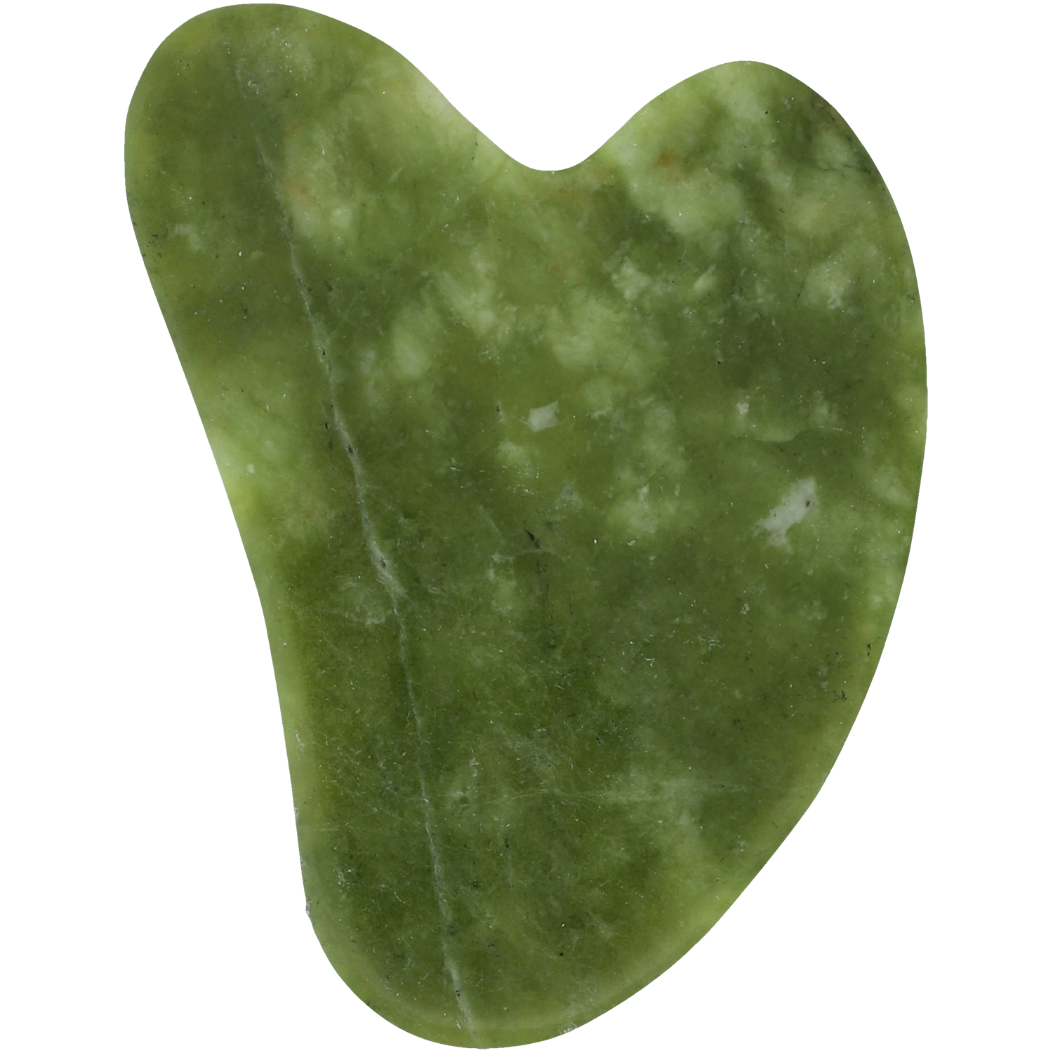 Hebe Professional Green Serpentine Gua Sha Stone kamień serpentynowy gua sha do masażu twarzy, 1 szt.