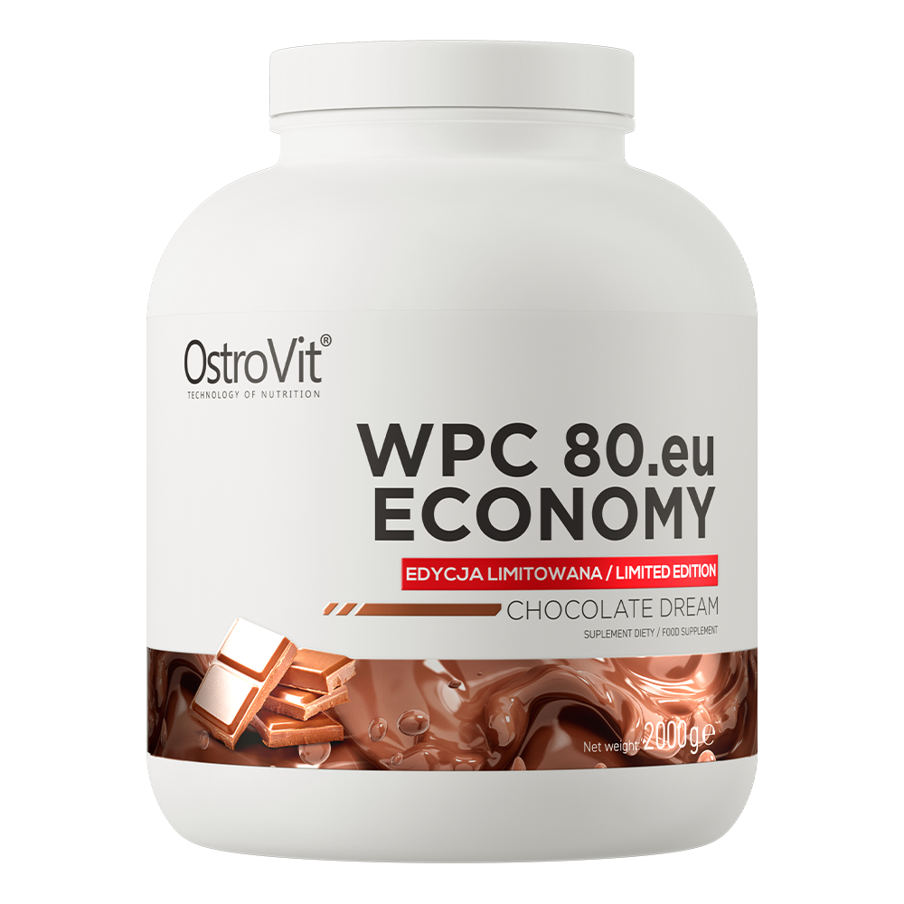 OstroVit WPC80.eu ECONOMY 2000 g o smaku czekoladowym