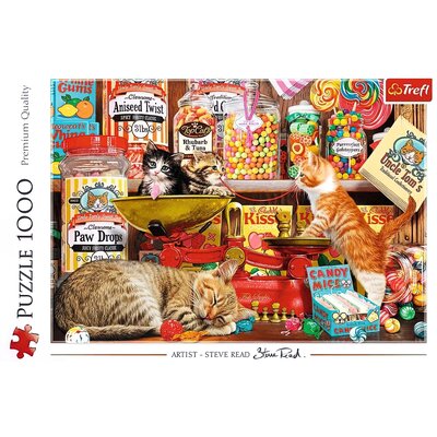 Puzzle TREFL Kocie słodkości 10630 (1000 elementów)