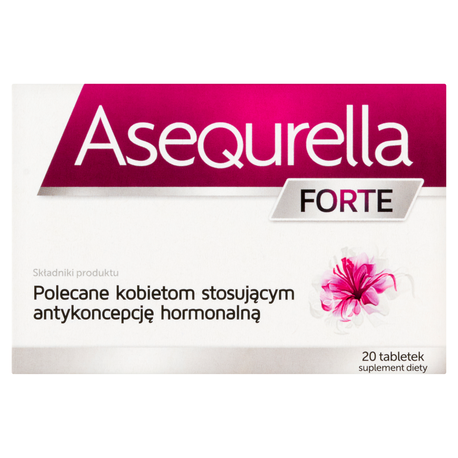 Asequrella Forte suplement diety, 20 tabl./1 opak