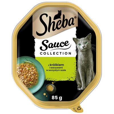 Karma dla kota SHEBA Sauce Speciale Królik z warzywami 85 g