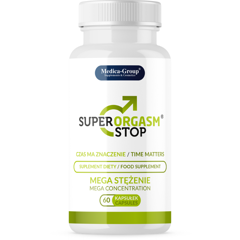 Medica-Group Super Orgasm Stop suplement diety na opóźnienie przedwczesnego wytrysku, 60 kaps./1 opak.