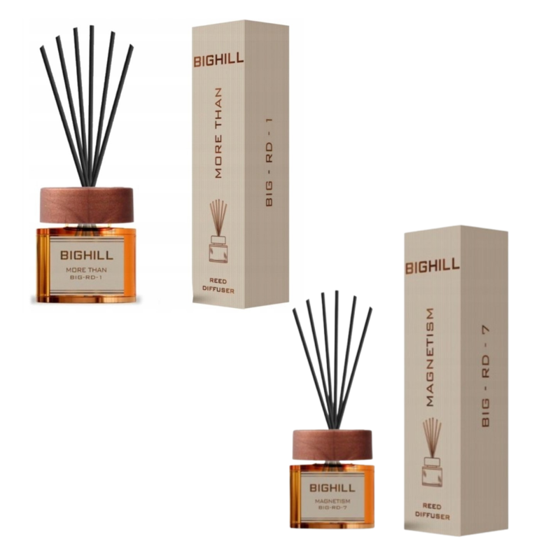 Eyfel zestaw zapachów do domu: zapach bighill more than, 120 ml + zapach bighill magnetism, 120 ml