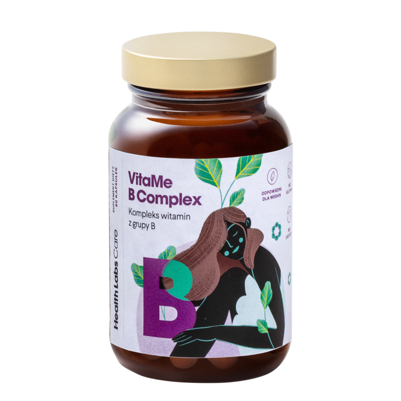 Health Labs Care Vitamin B Complex kompleks witamin z grupy B suplement diety, 60 kaps./1 opak.