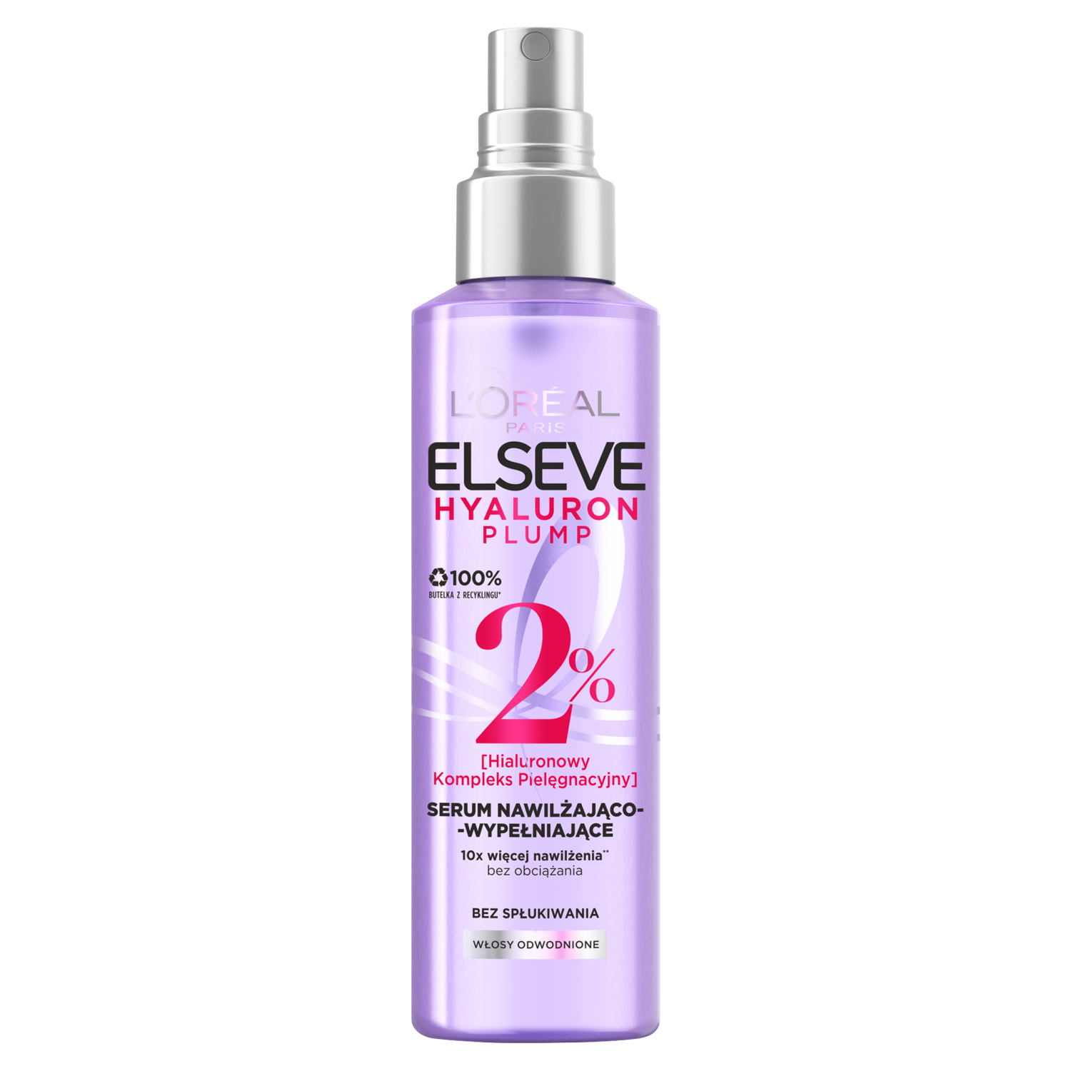 L'Oréal Paris Elseve Hyaluron Plump nawilżające serum do włosów, 150 ml
