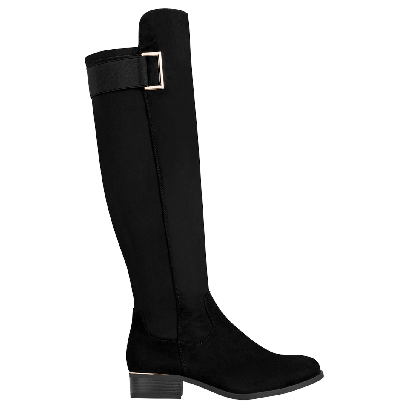 WJS Wjs Czarne Eleganckie Kozaki Damskie