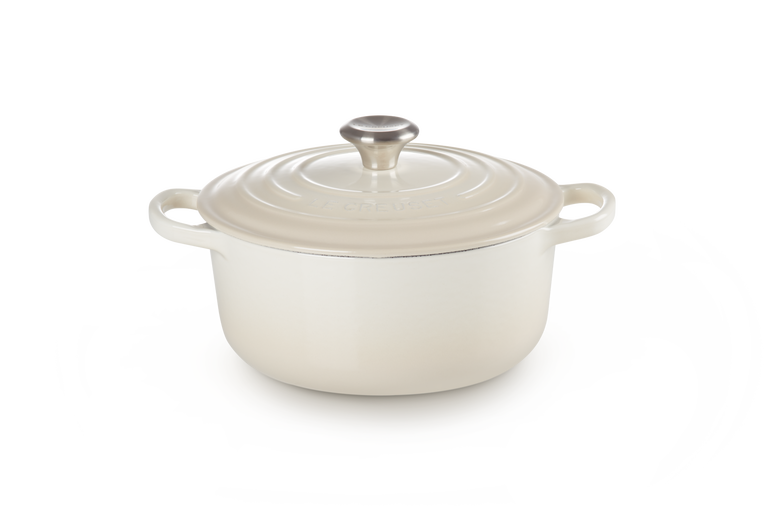 Le Creuset - Okrągła Brytfanna 22 cm SIGNATURE Meringue