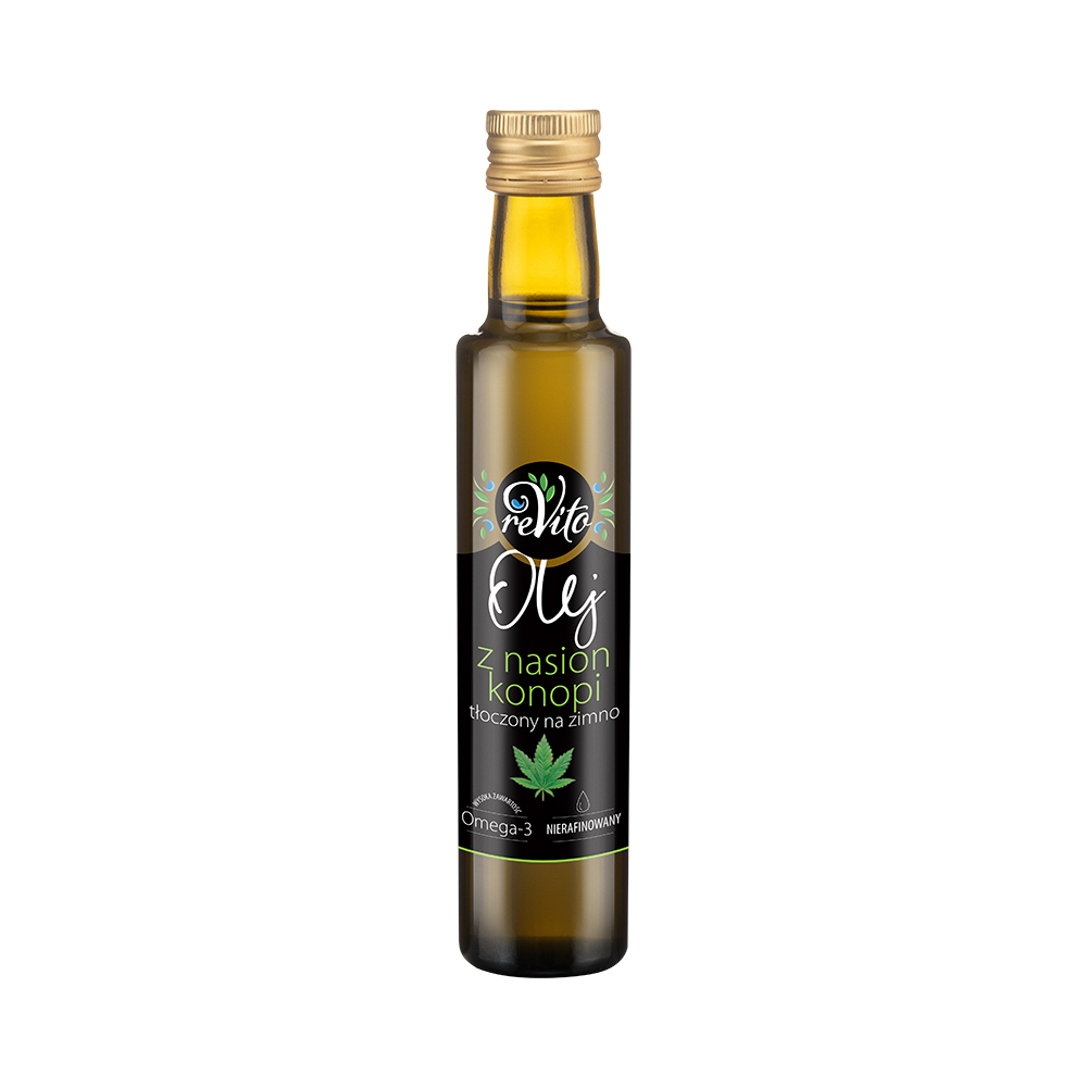 ReVito Olej konopny tłoczony na zimno, 250 ml