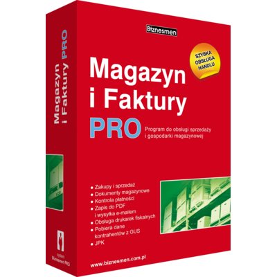 Program DGCS BIZNESMEN Magazyn i Faktury PRO