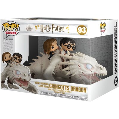 Figurka FUNKO Pop Harry Potter Harry, Hermione & Ron riding Gringotts dragon