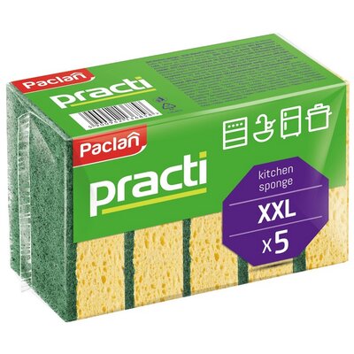 Gąbka do mycia naczyń PACLAN Practi (5 sztuk)