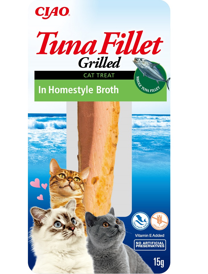 INABA Tuna fillet in homestyle broth 15g filet z tuńczyka w bulionie domowym dla kota