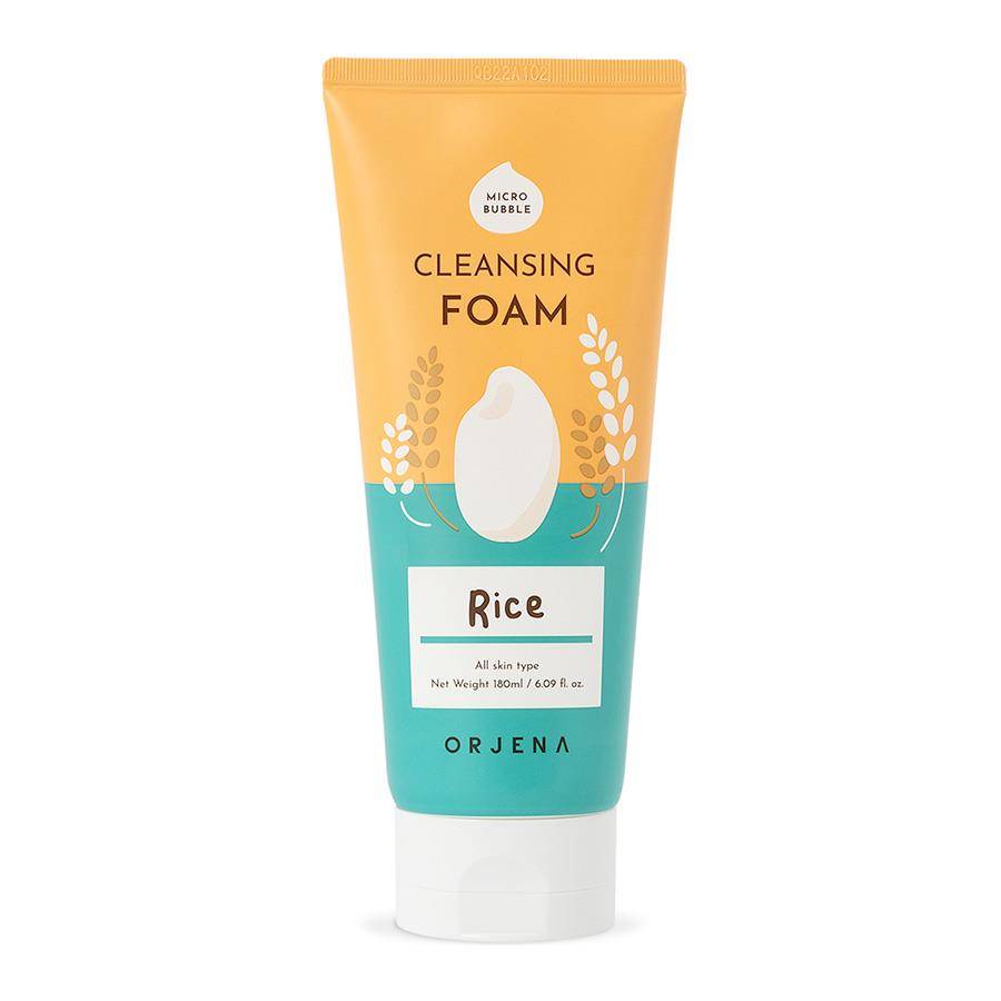 Orjena Smile rozświetlająca pianka do mycia twarzy z ryżem, 180 ml