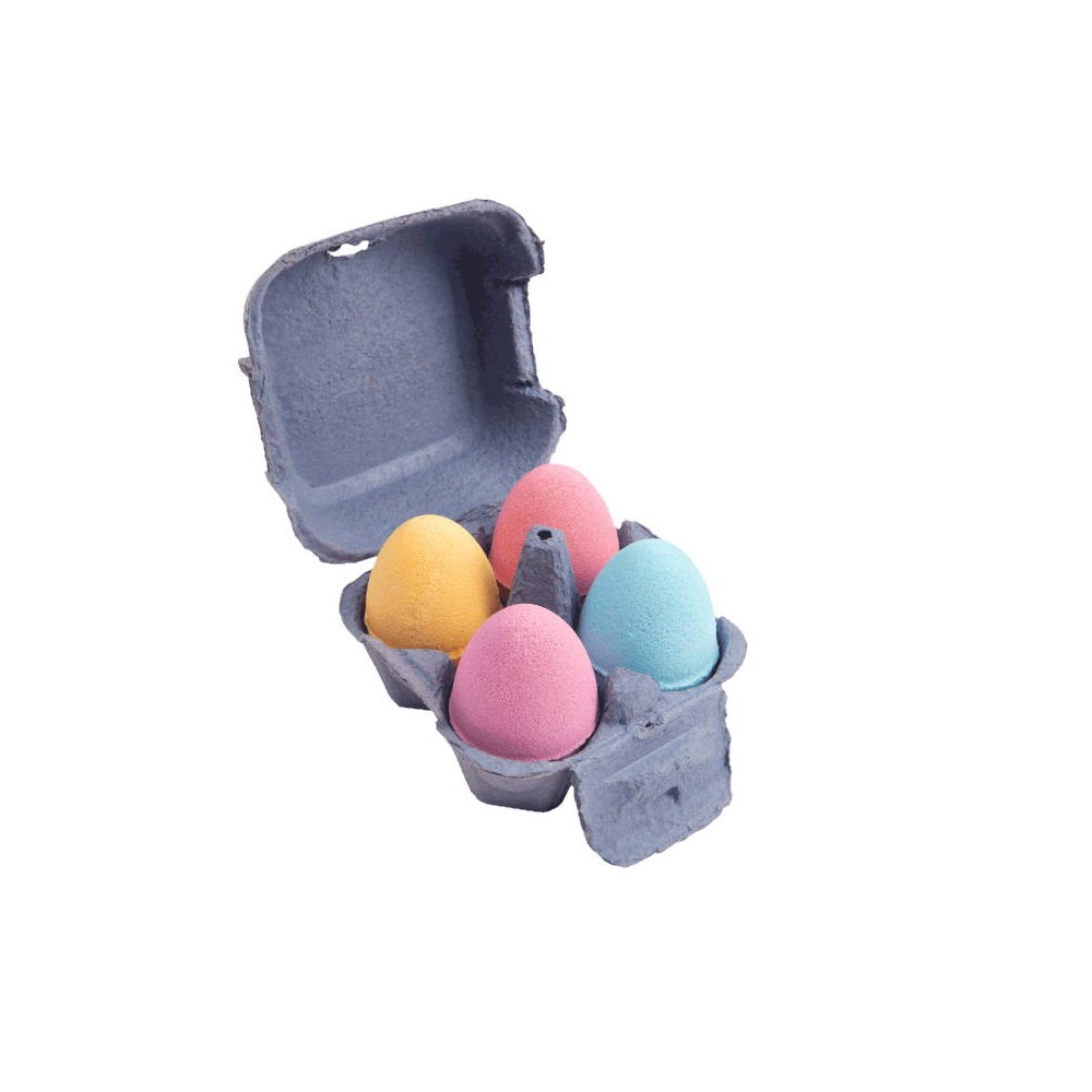 Nailmatic Kids Egg Bath Bomb  kule do kąpieli w kształcie jajek, 4 szt./1 opak.
