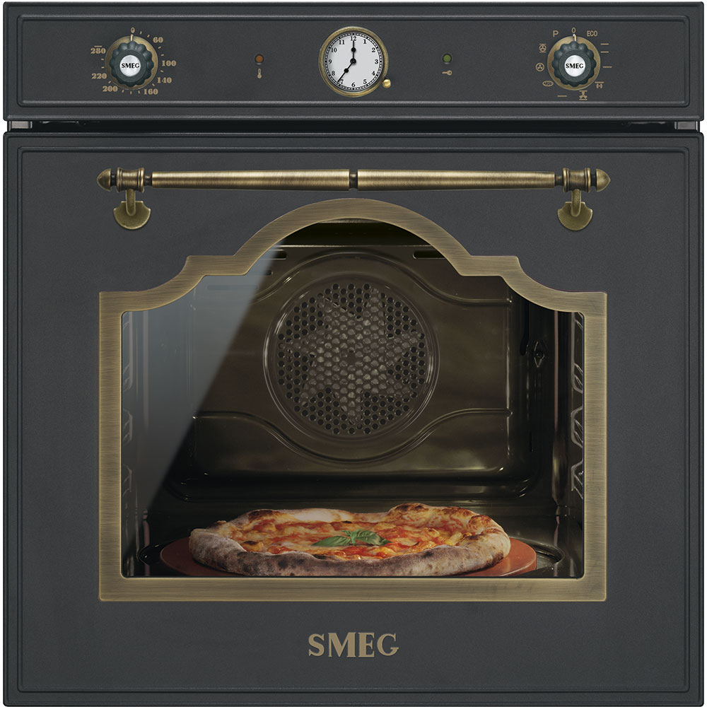 Smeg - Piekarnik elektryczny Cortina SFP750AOPZ Antracyt