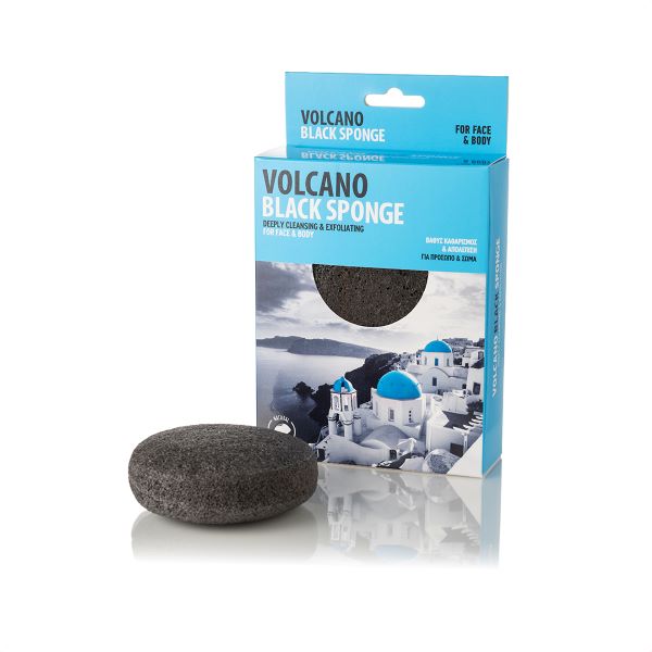 Santo Volcano Spa naturalna gąbka konjac z wodą wulkaniczną 9,5 cm, 1 szt.