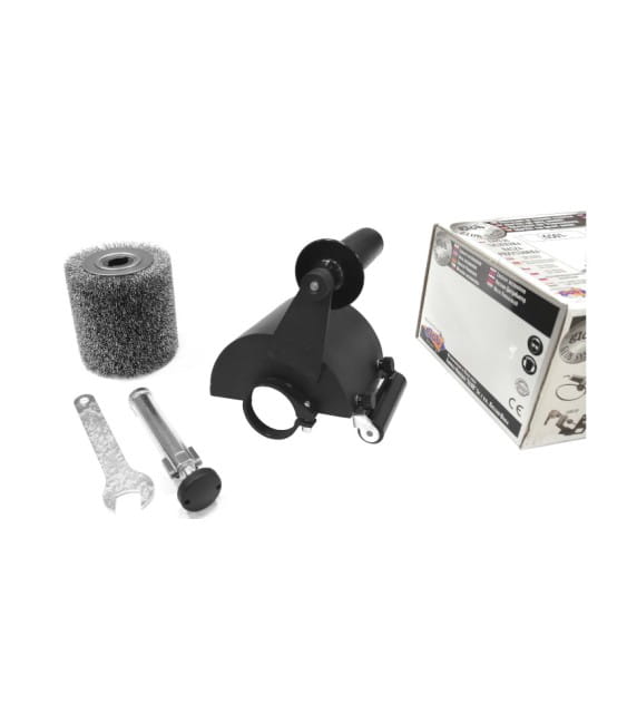 Przystawka GS15-03 do szczotkowania powierzchni płaskich drewnianych i stalowych z rolką prowadzącą typ PROTOOL 55 mm GLOB