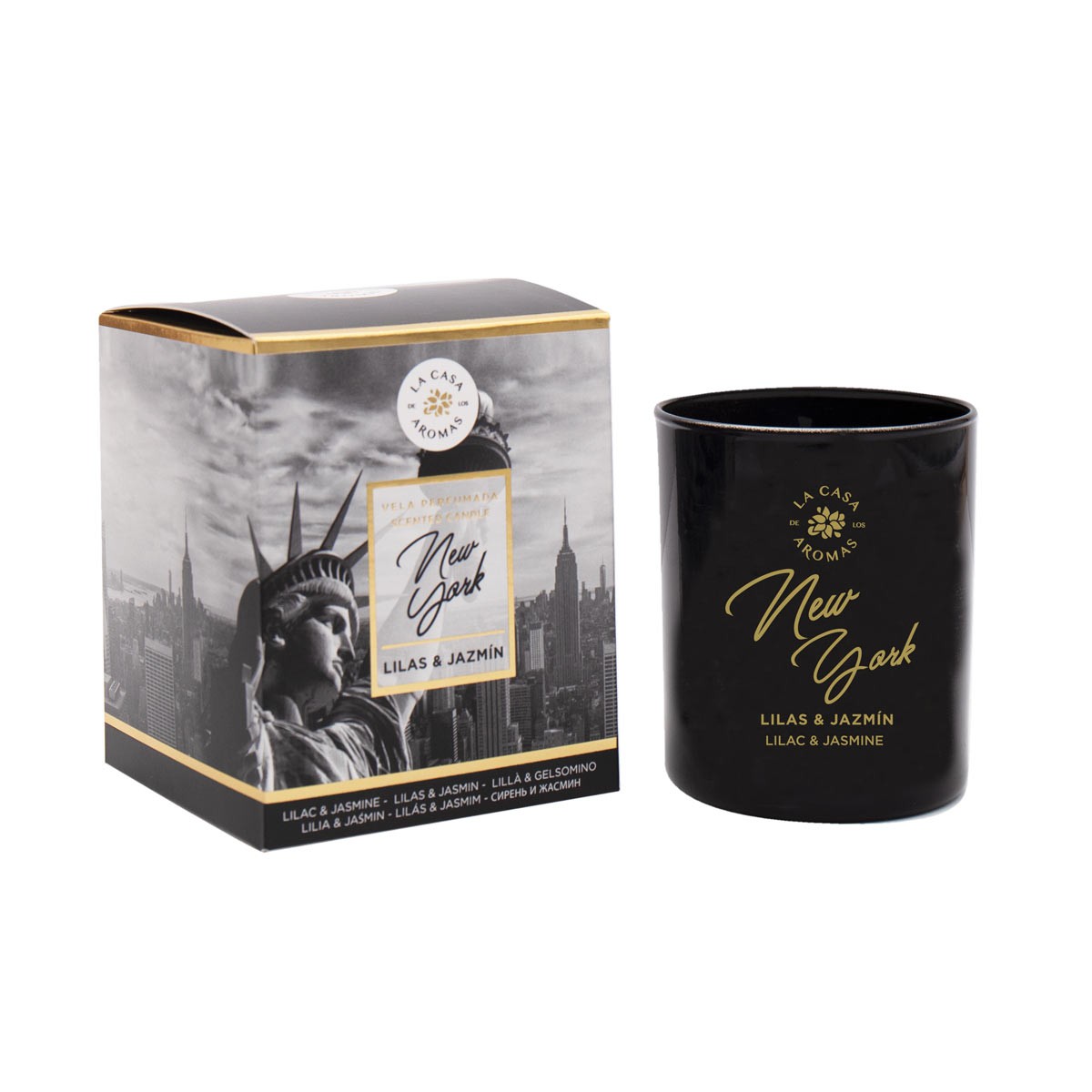 La Casa de los Aromas Travel Candle  świeca zapachowa w szkle New York, 140 g