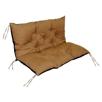 Poduszka na huśtawkę YEGO DESIGN Nikole 120 x 110 x 10 cm Musztardowy