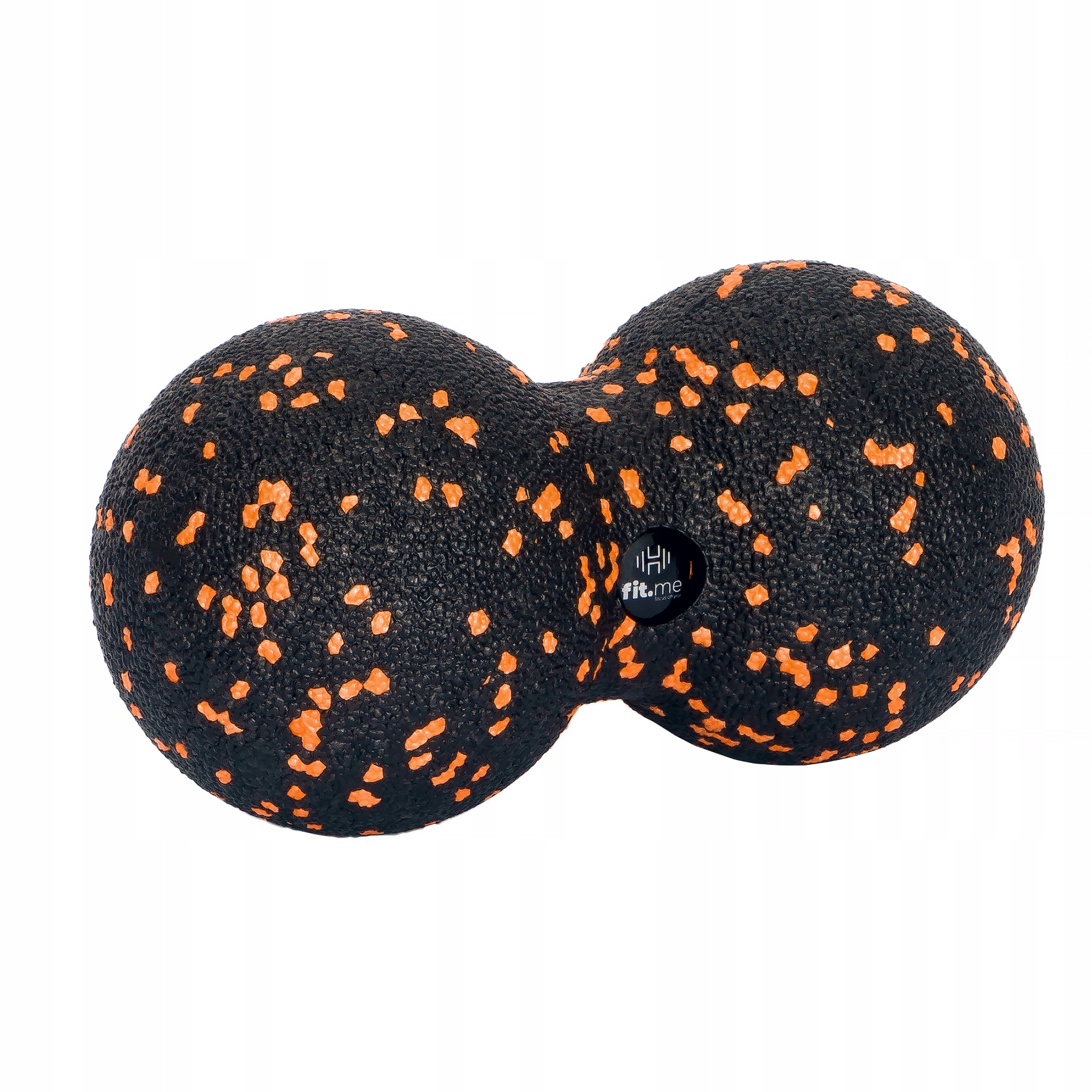 Fit.me piłka duoball do masażu czarna/pomarańczowa, 1 szt.