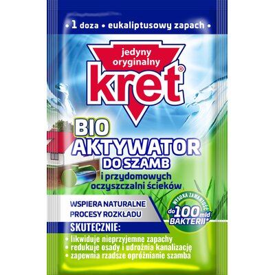 Aktywator do szamb i oczyszczalni ścieków KRET 0.025 kg