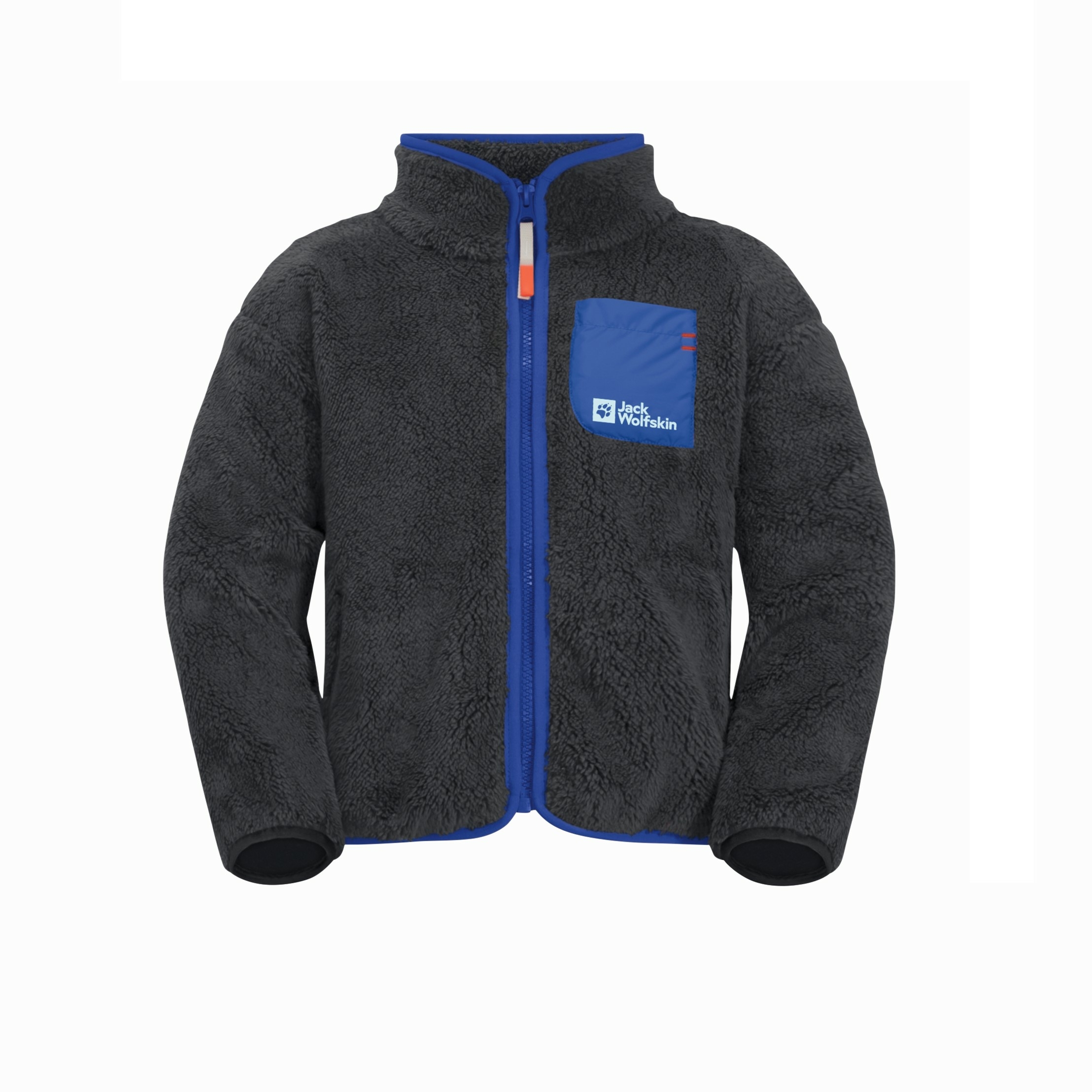 Ciepły polar dziecięcy Jack Wolfskin GLEELY FLEECE JACKET K phantom - 104