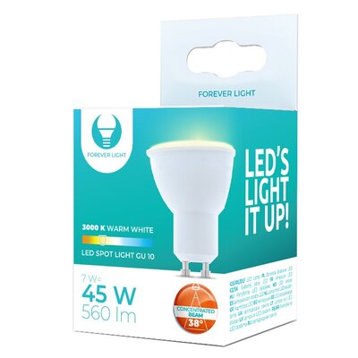 Żarówka LED FOREVER LIGHT RTV003596 7W GU10