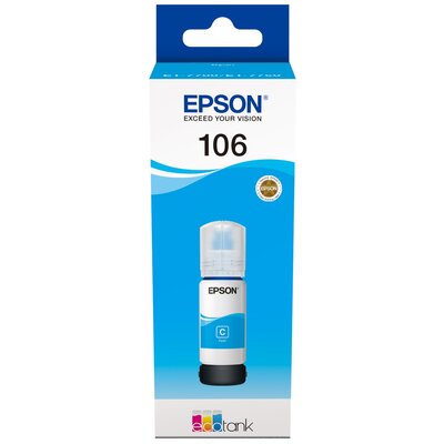 Tusz EPSON EcoTank 106 Błękitny 70 ml C13T00R240